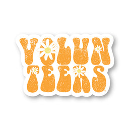 Groovy Daisy Tennessee "VOLUNTEERS" Decal