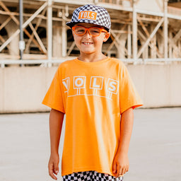 Kids VOLS T-Shirt|Kids Orange VOLS T-Shirt|White VOLS T-Shirt|KIds Vols T-Shirt