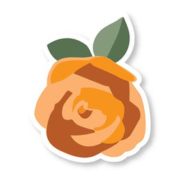 Tennessee Orange Rose Sticker