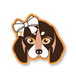 Tennessee Mascot Smokey Girl Sticker