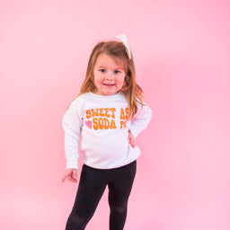 Kids Sweet As Soda Pop Sweatshirt|Cute little girls sweatshirt|Sweet Girls Sweatshirt