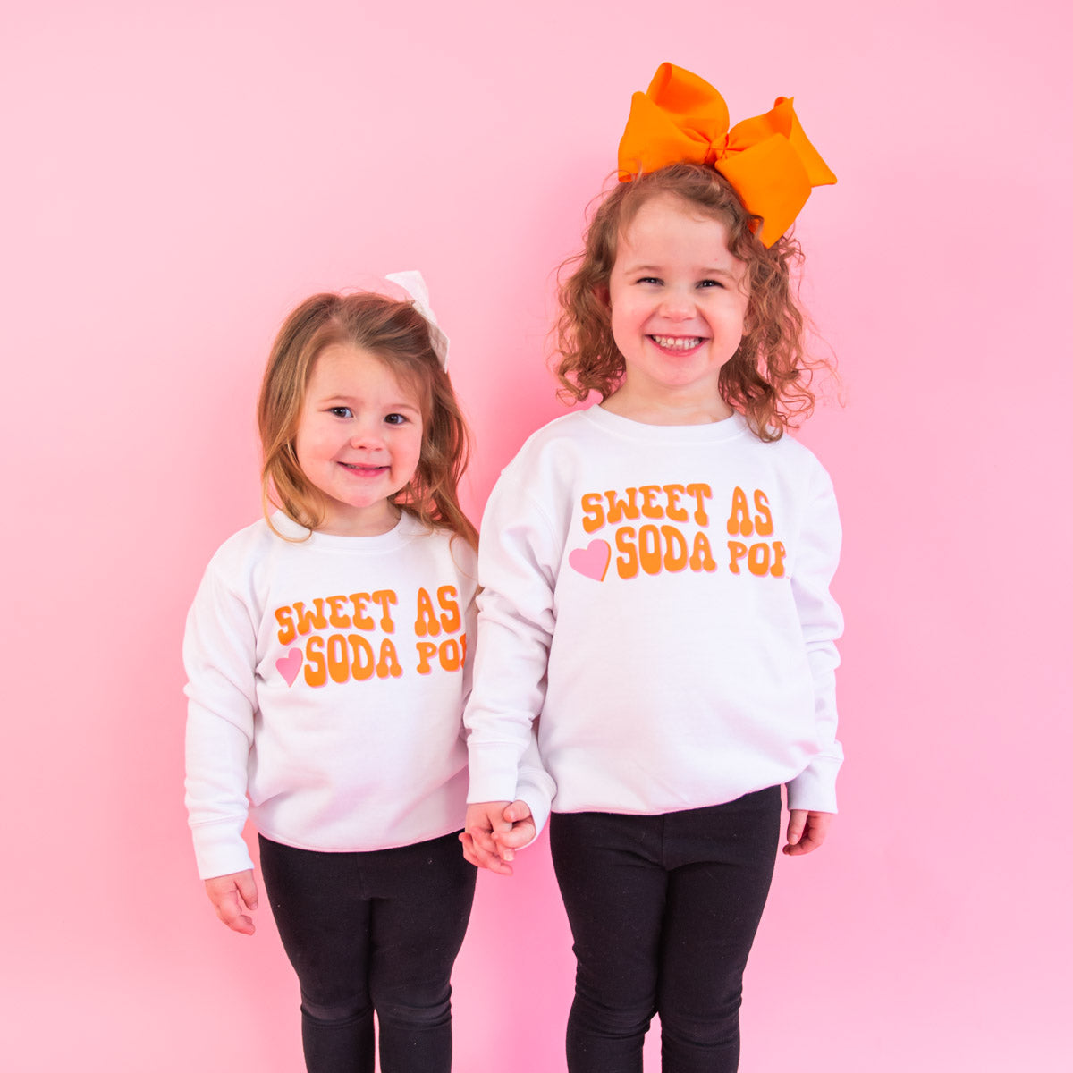 Kids Sweet As Soda Pop Sweatshirt|Cute little girls sweatshirt|Sweet Girls Sweatshirt