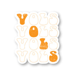 Tennessee "VOLS" Stacked Decal
