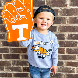 Vols Football Player Kids Sweatshirt