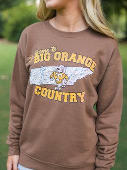"Welcome to Big Orange Country" Crew Sweatshirt