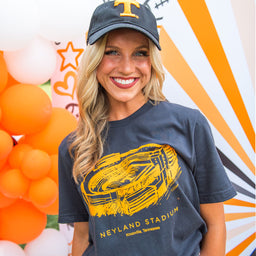 Neyland Stadium Charcoal T-Shirt|