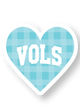 Pastel "VOLS" Heart Sticker (4 Colors)