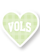Pastel "VOLS" Heart Sticker (4 Colors)
