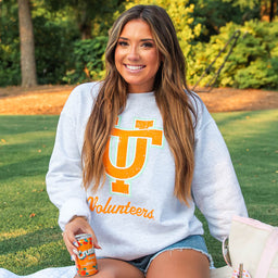 Interlocking UT Volunteers Crew Sweatshirt
