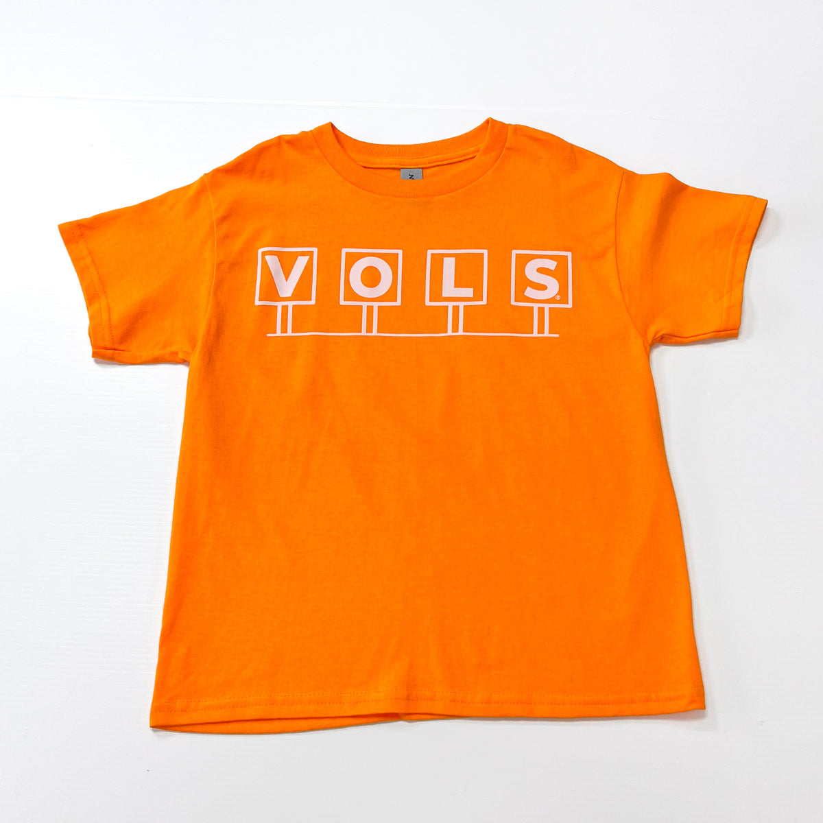 Kids VOLS T-Shirt|Kids Orange VOLS T-Shirt|White VOLS T-Shirt|KIds Vols T-Shirt
