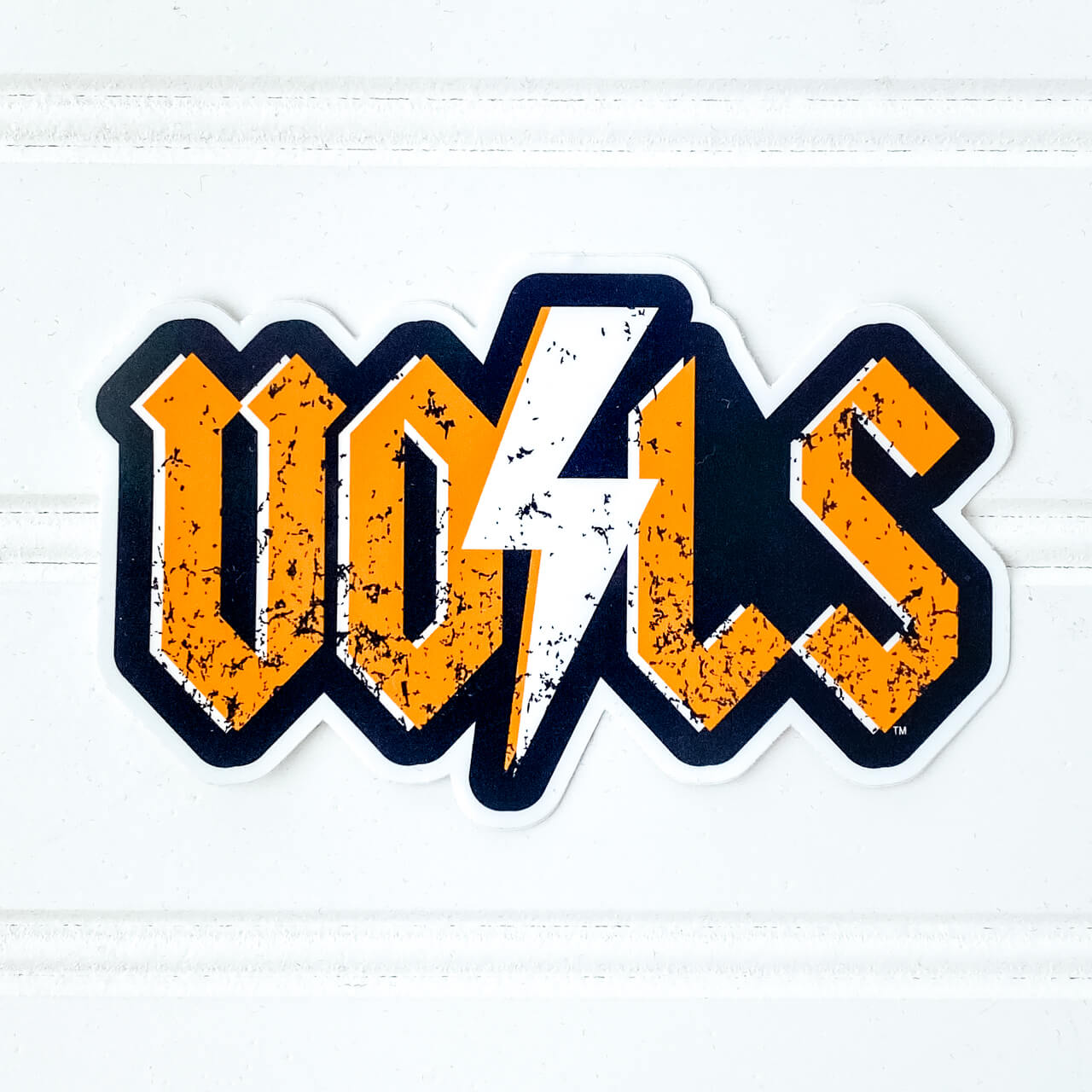 Orange and White Groovy Go Vols Decal|Autumn Floral Tennessee Tristar Decal|Go Vols Spotlight Decal in Orange White and Grey|Tennessee Football Helmet Decal|Rock N Roll Lightning Strike Vols Decal