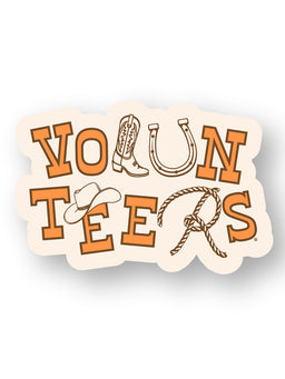 Western Style Volunteers Sticker