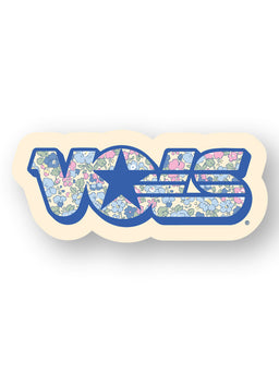 Floral Vols Star Sticker