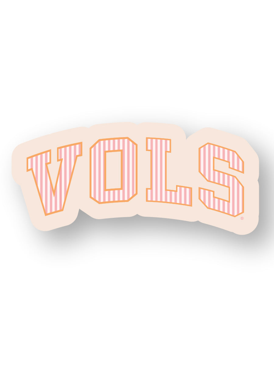 VOLS Pink Pinstripe Sticker
