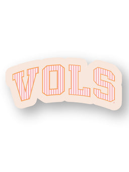 VOLS Pink Pinstripe Sticker