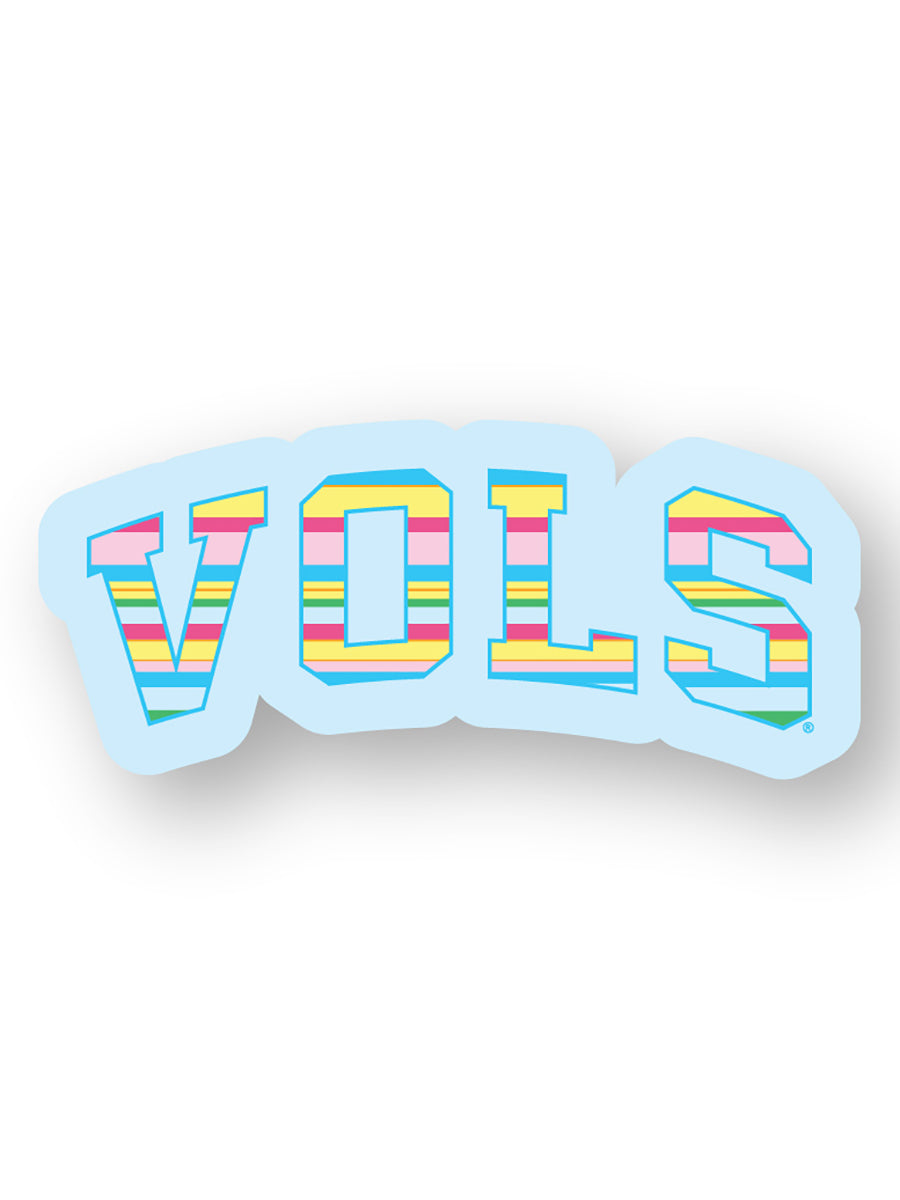 Vols Multi Stripe Sticker