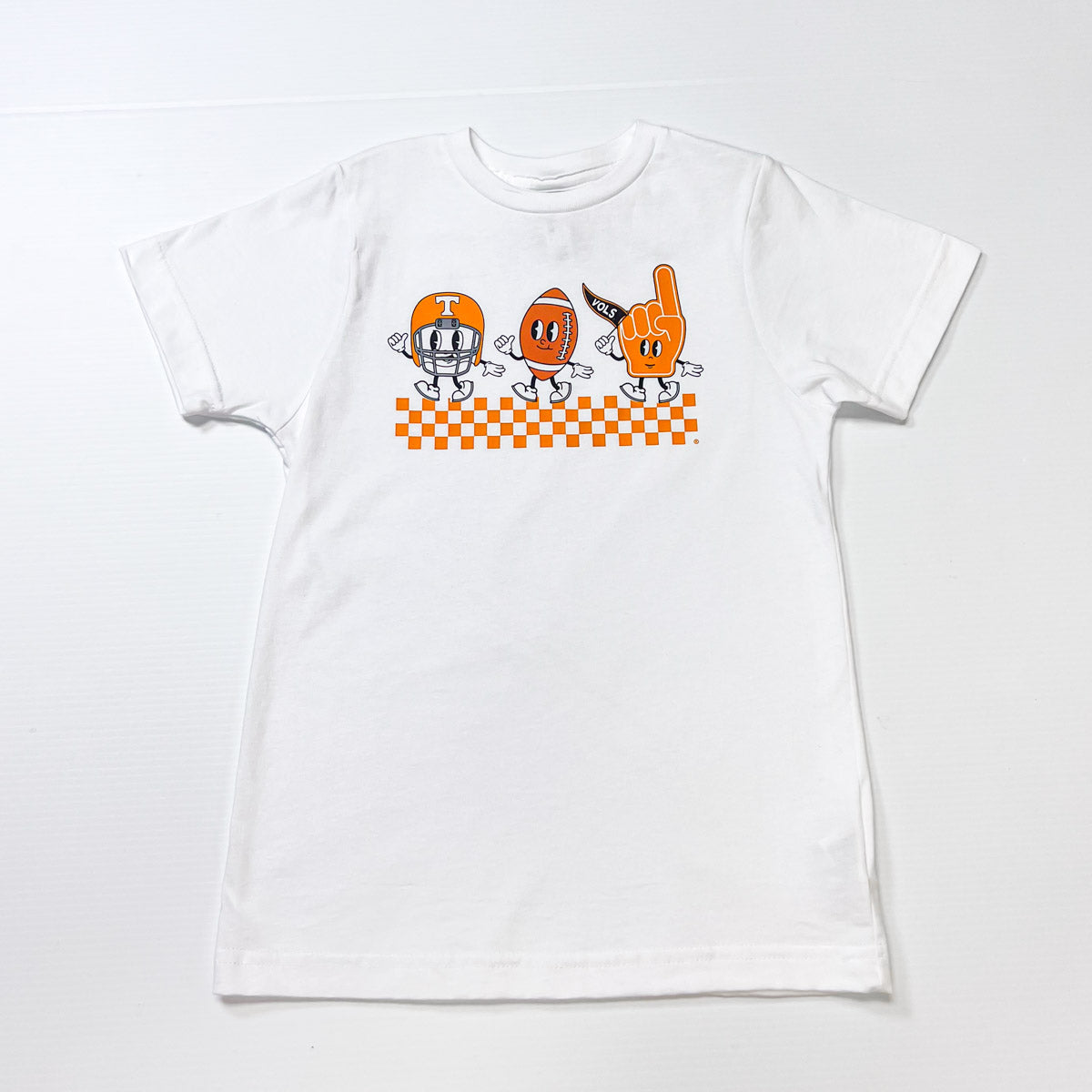 Toddler Football Cartoon T-Shirt|Kids Tennessee Football Cartoon T-Shirt