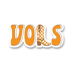 Vols Checkerboard Boot Decal