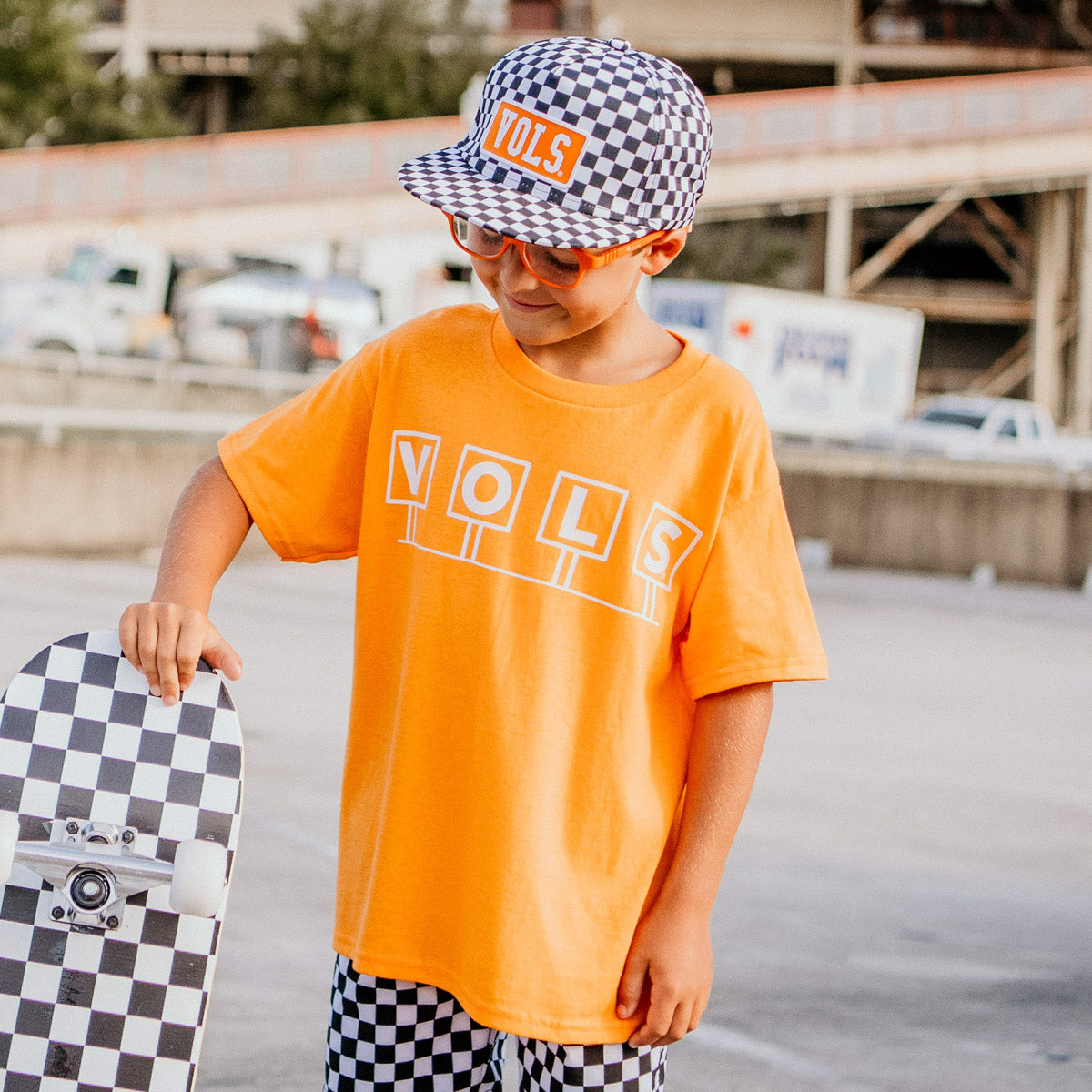 Kids VOLS T-Shirt|Kids Orange VOLS T-Shirt|White VOLS T-Shirt|KIds Vols T-Shirt