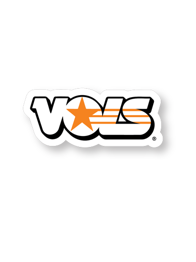Retro Vols Star Sticker (2 Colors)