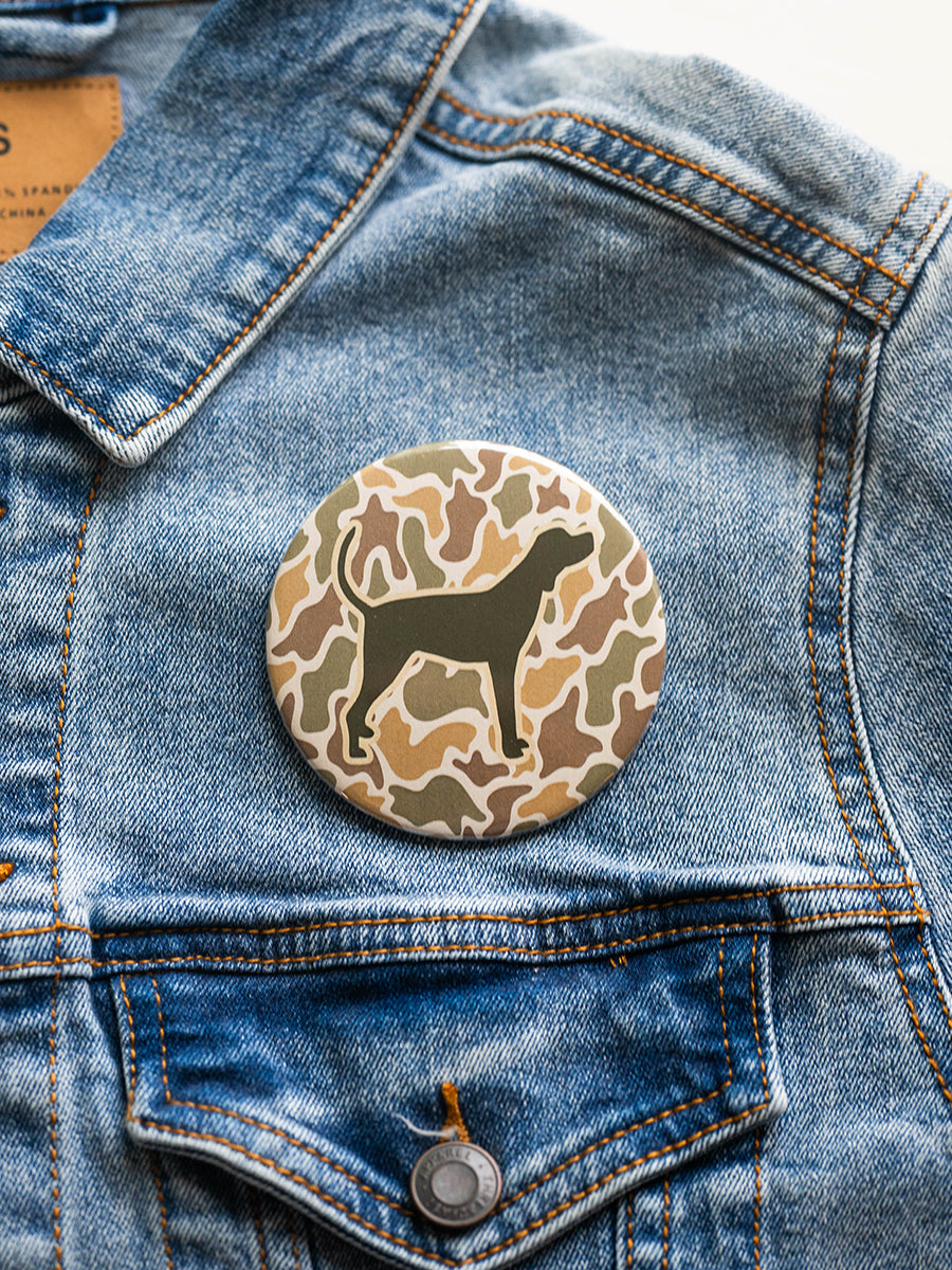 3" Smokey Silhouette Camo Button