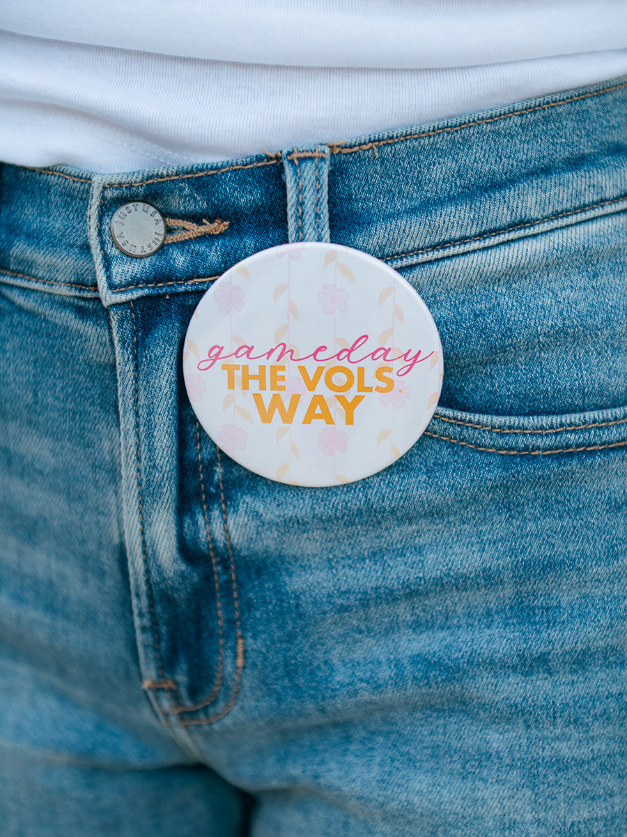 3" Gameday The Vols Way Button