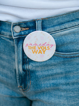3" Gameday The Vols Way Button