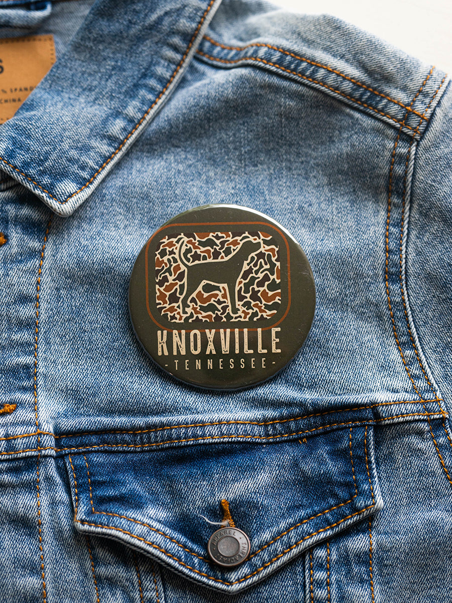 3" Knoxville Smokey Silhouette Camo Button