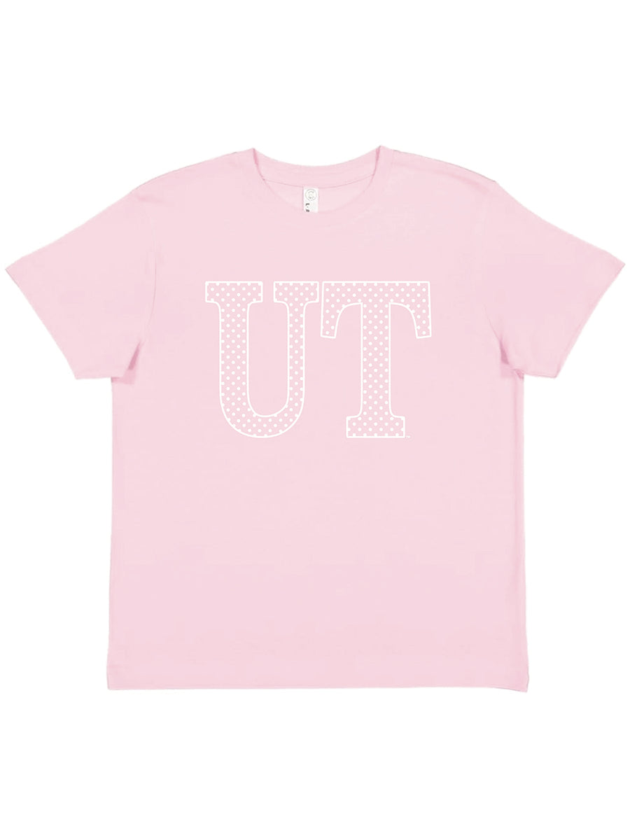 Pink Polka Dot "UT" Short-Sleeve T-Shirt, Toddler & Youth