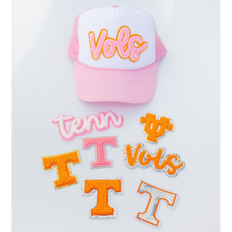 Custom Light Pink & White Trucker Hat