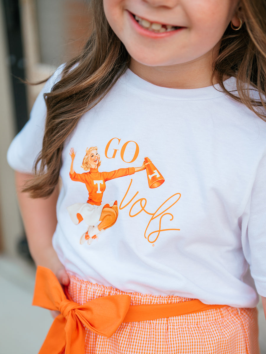 Go Vols Retro Cheerleader Short-Sleeve T-Shirt, Toddler & Youth