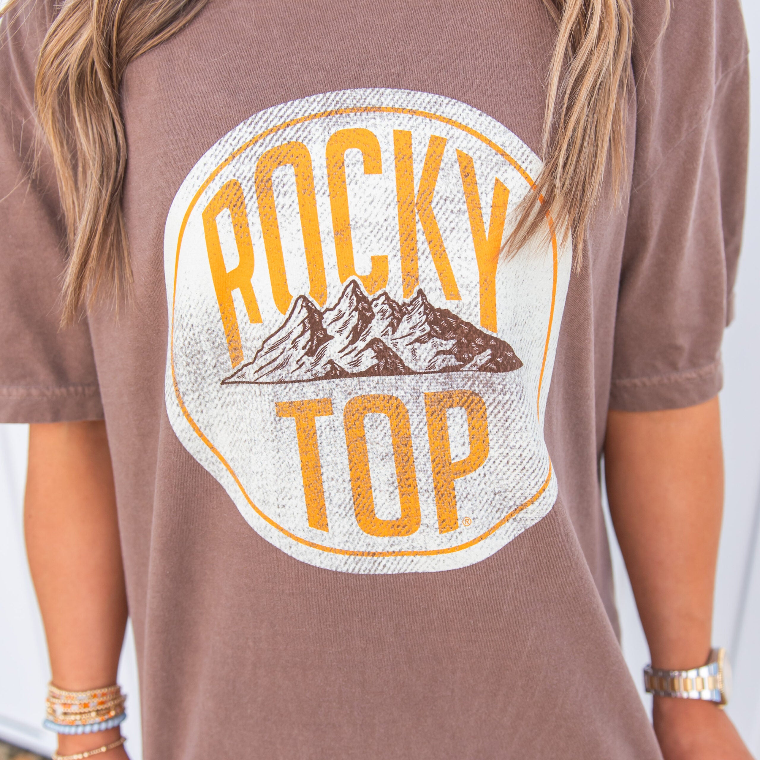 Rocky Top Mountain T-Shirt|Short Sleeve Rocky Top Tee|Rocky Top Short Sleeve Tee