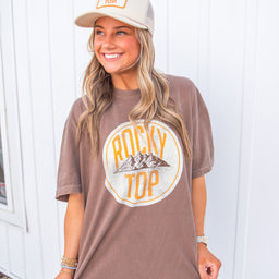 Rocky Top Mountain T-Shirt|Short Sleeve Rocky Top Tee|Rocky Top Short Sleeve Tee