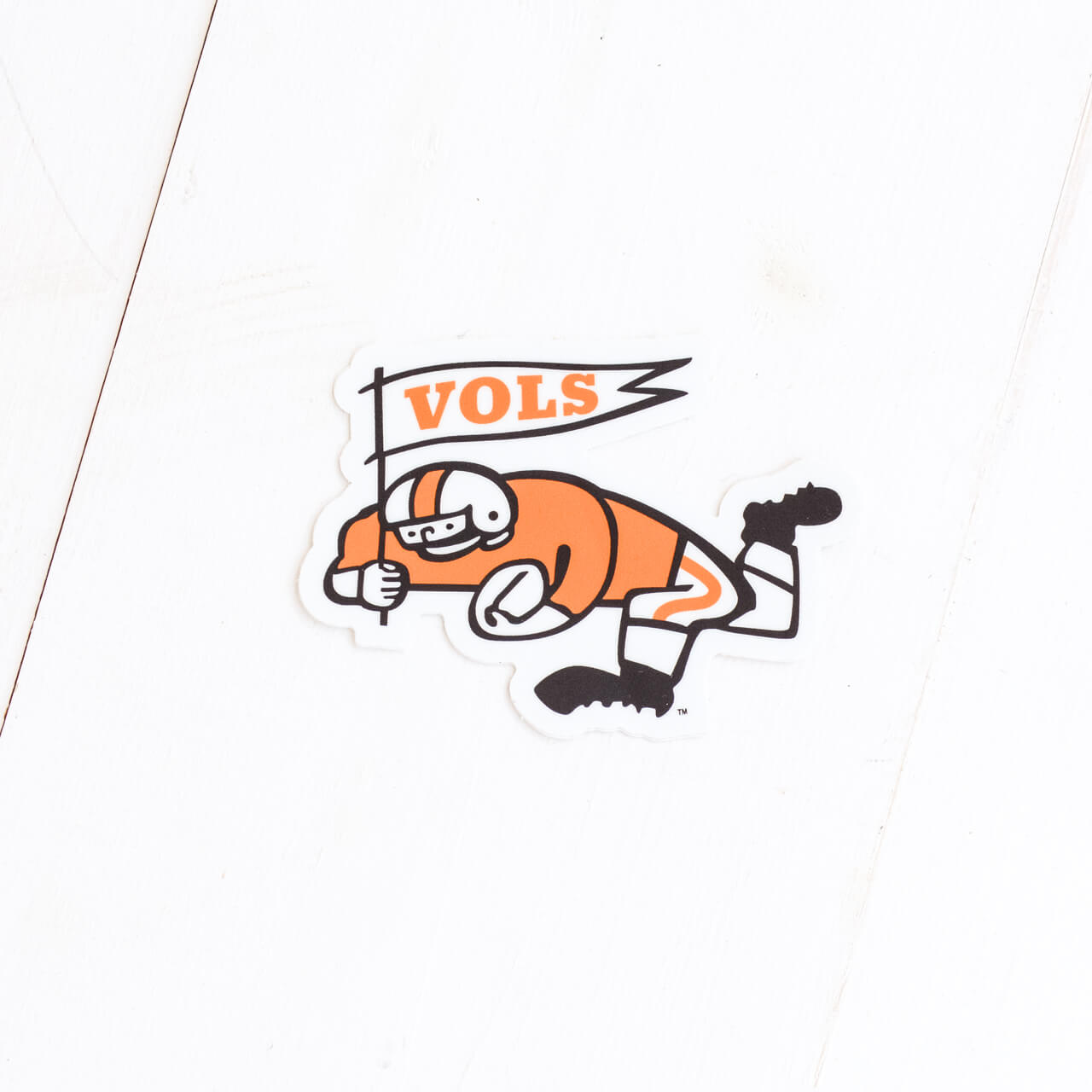 Throwback Tennessee Football Player Decal