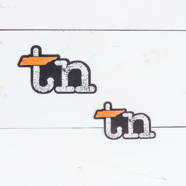 TN Typewriter Font Decal