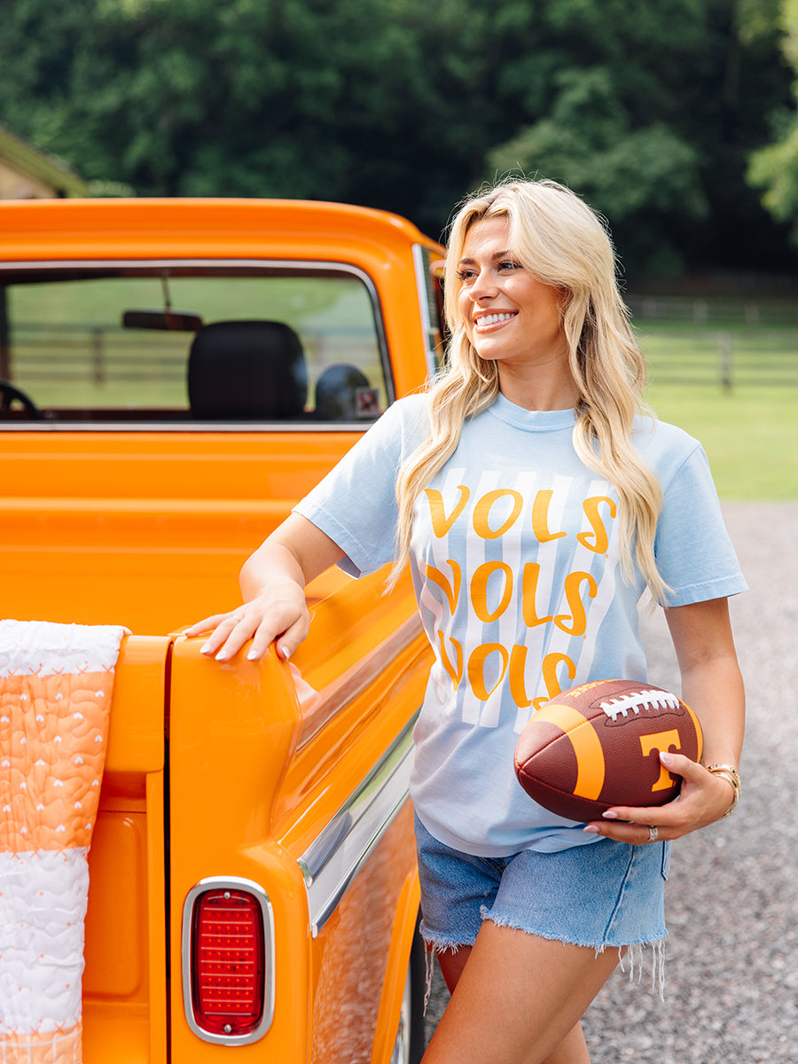VOLS VOLS VOLS Short-Sleeve T-Shirt, Light Blue