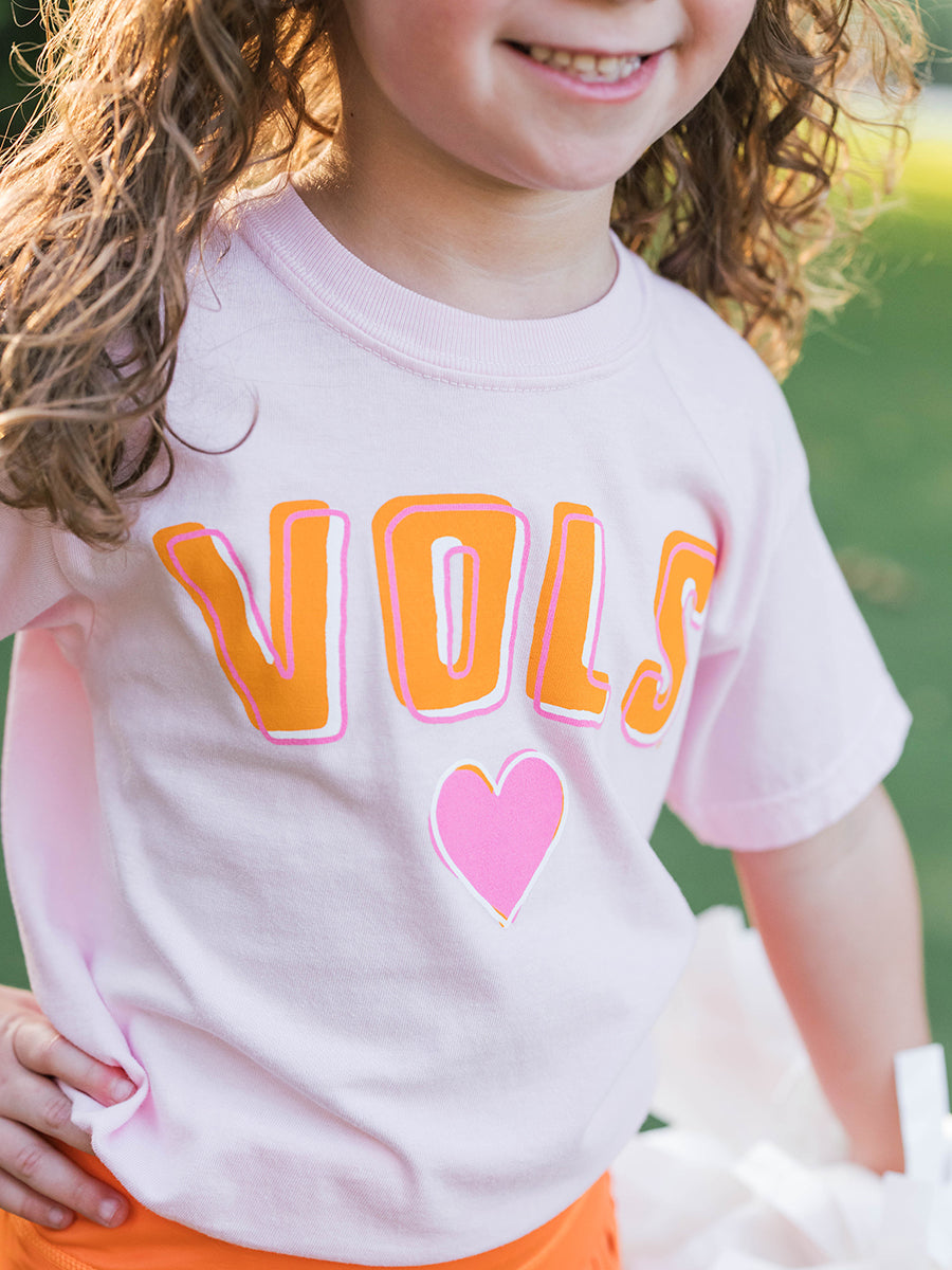 Vols Heart Short-Sleeve T-Shirt, Toddler & Youth