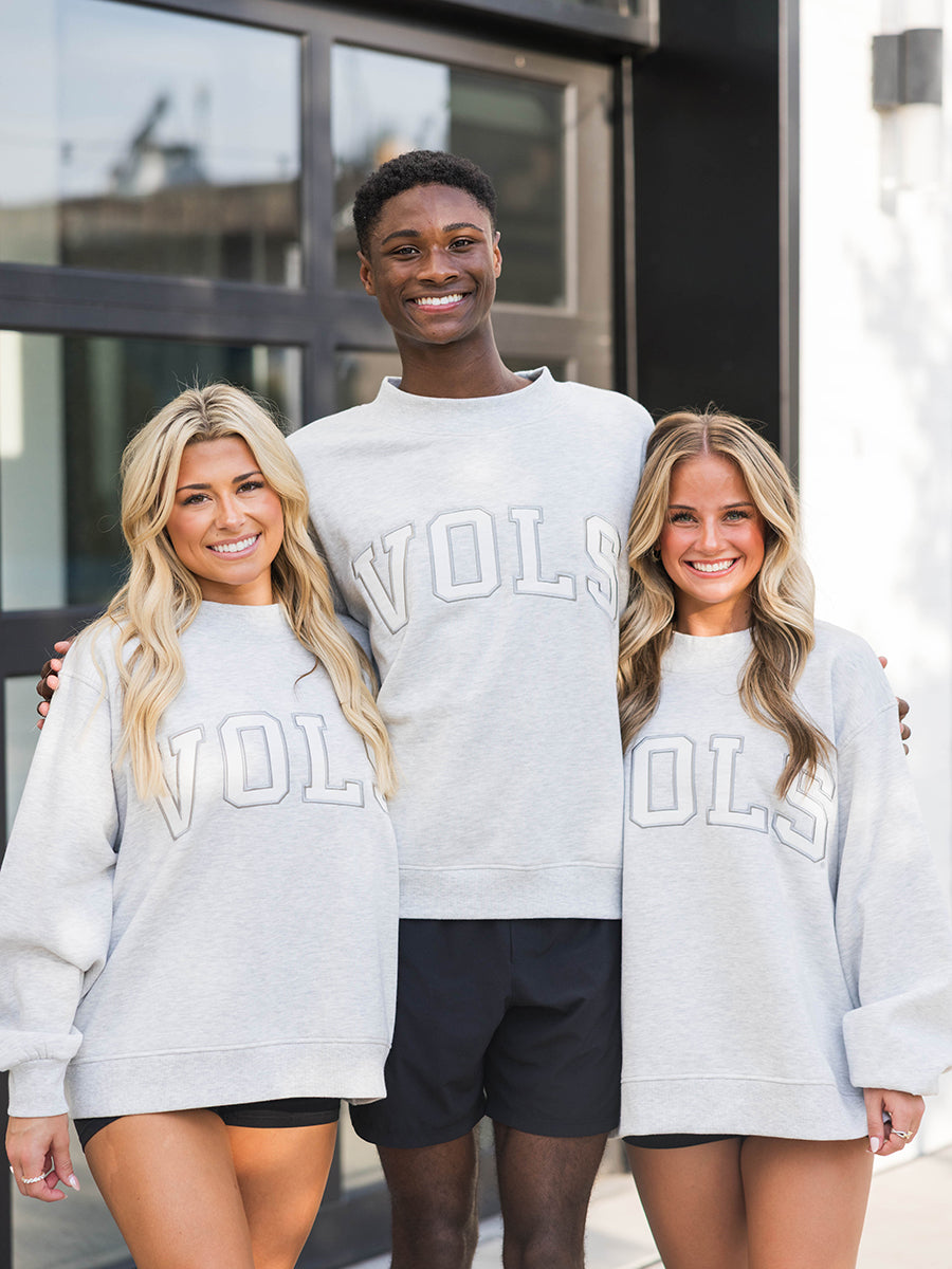 Tennessee "VOLS" Applique Mock-Neck Sweatshirt