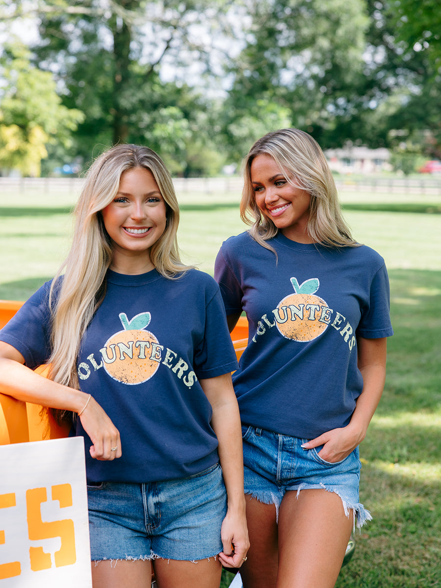 Volunteers Arch & Orange Short-Sleeve T-Shirt, Navy