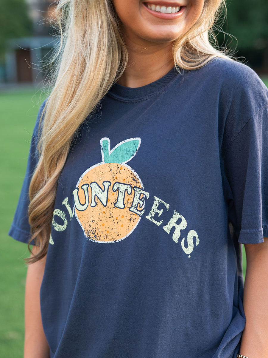 Volunteers Arch & Orange Short-Sleeve T-Shirt, Navy