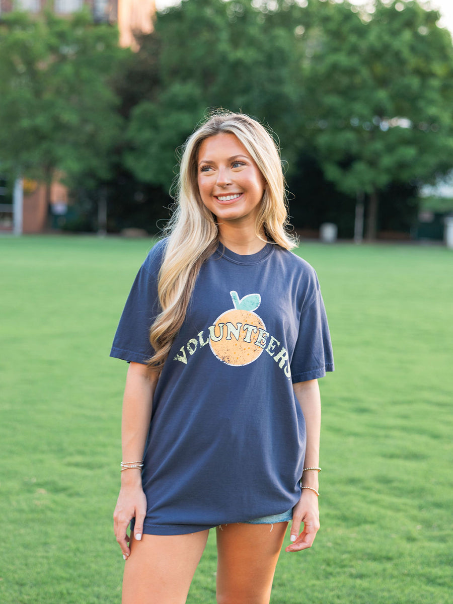 Volunteers Arch & Orange Short-Sleeve T-Shirt, Navy