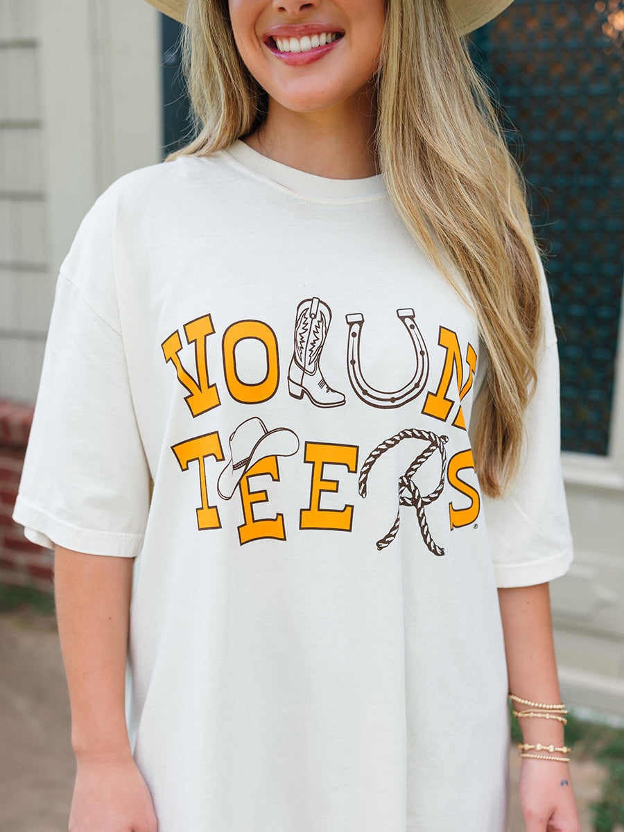 Western Style Volunteers Short-Sleeve T-Shirt, Ivory