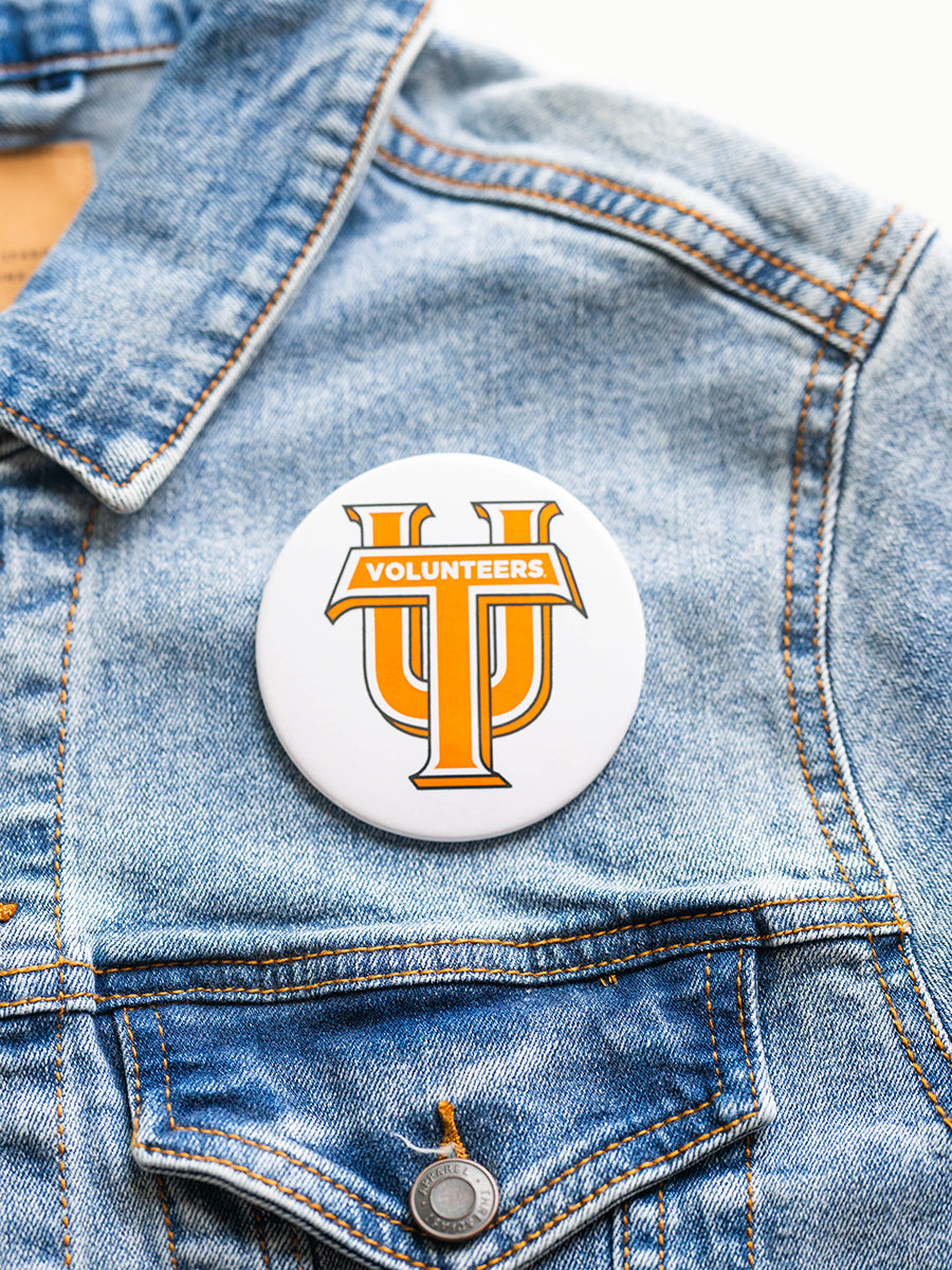 3" Interlocking UT "Volunteers" Button (3 Colors)