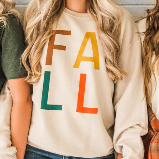 Sweatshirt with FALL