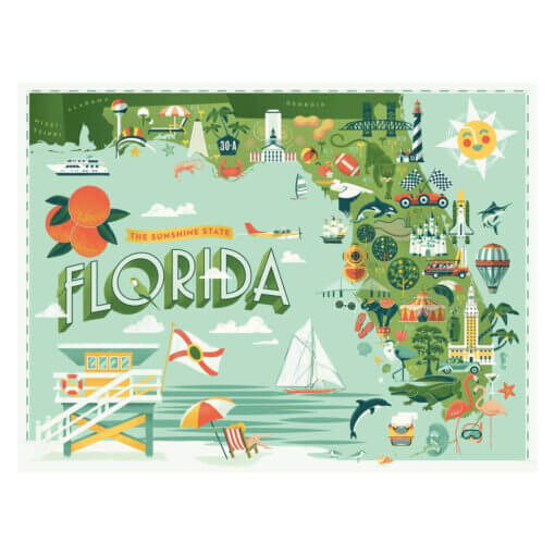 Florida the Sunshine State 500 Piece Puzzle