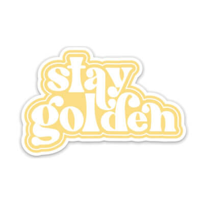 Stay Golden Decal