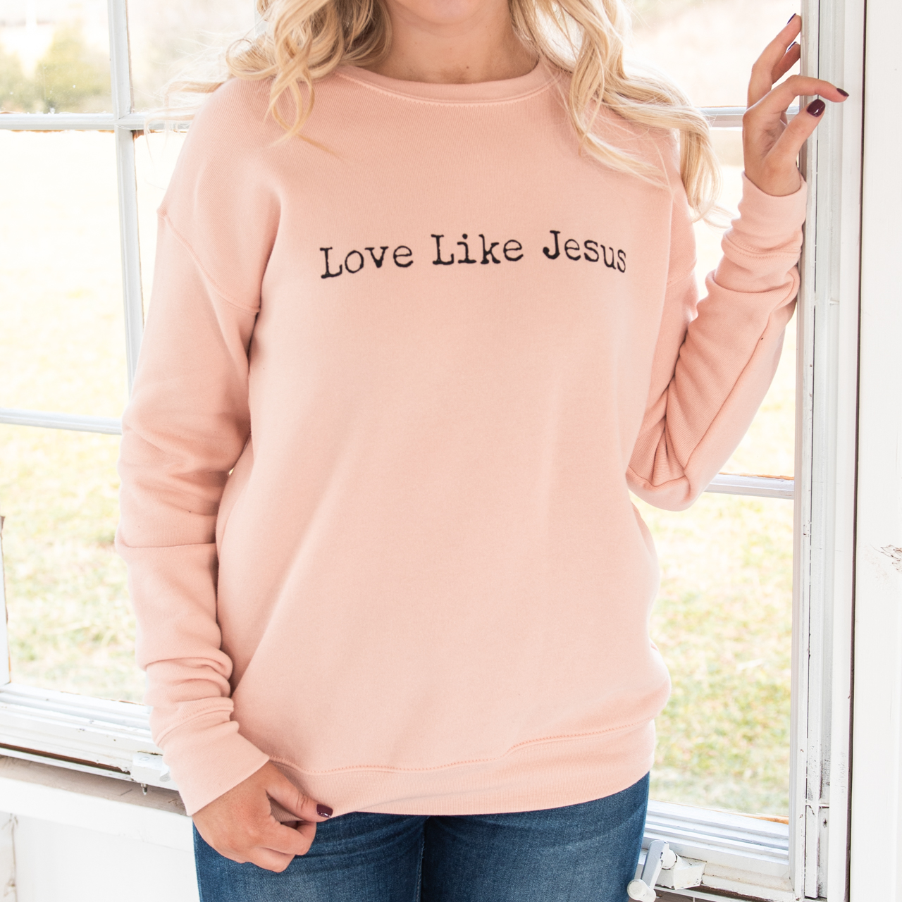 LOVE LIKE JESUS Crewneck Sweatshirt