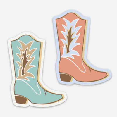 Cowgirl Boot Decal