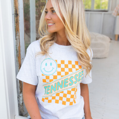 Tennessee Checkerboard Smiley T-Shirt