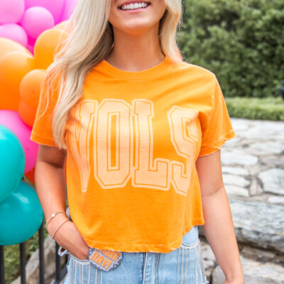 Vols Orange Cropped T-Shirt